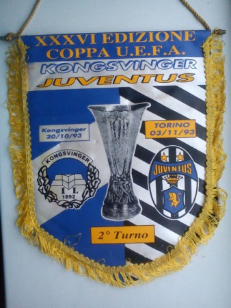 KONGSVINGER IL - JUVENTUS TORINO POHAR UEFA 1993 -33-